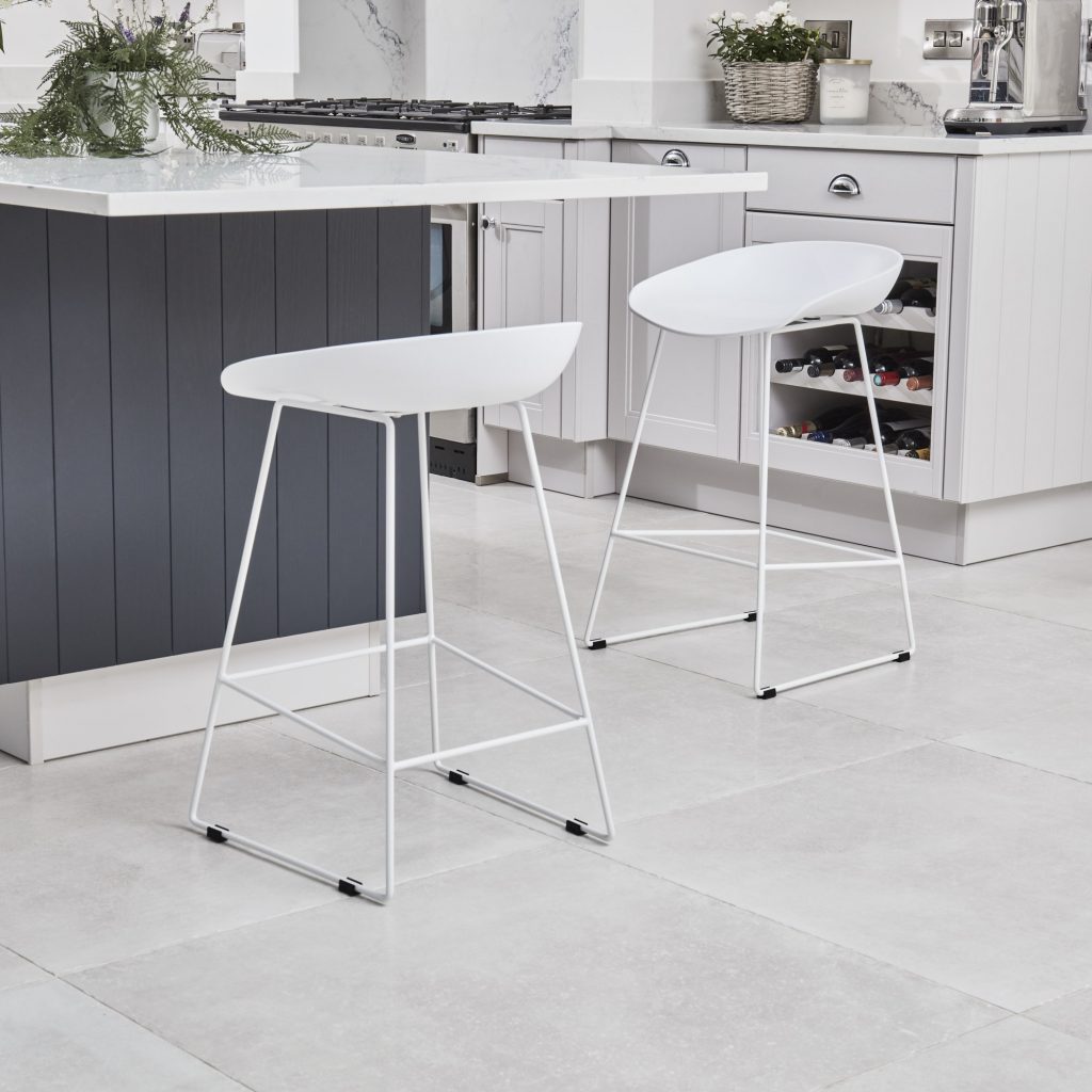 White and gray on sale counter stools