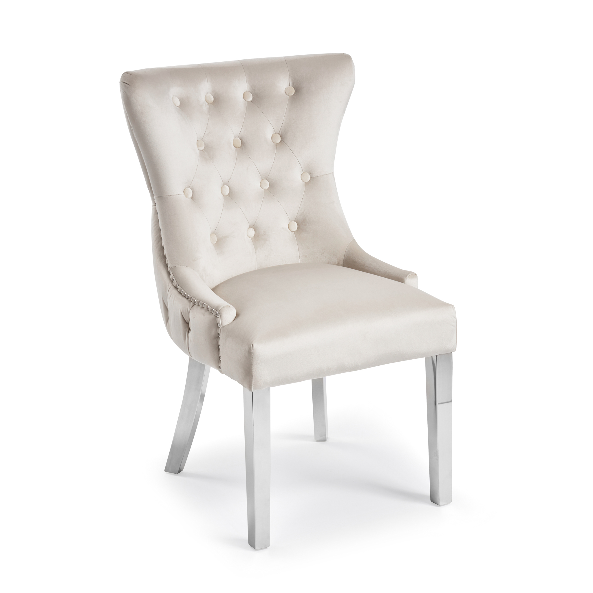 Velvet Dining Chairs - Luxury Made To Order Quatropi Extra High Back